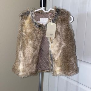 Zara BabyGirl Outwear Collection Fur Vest